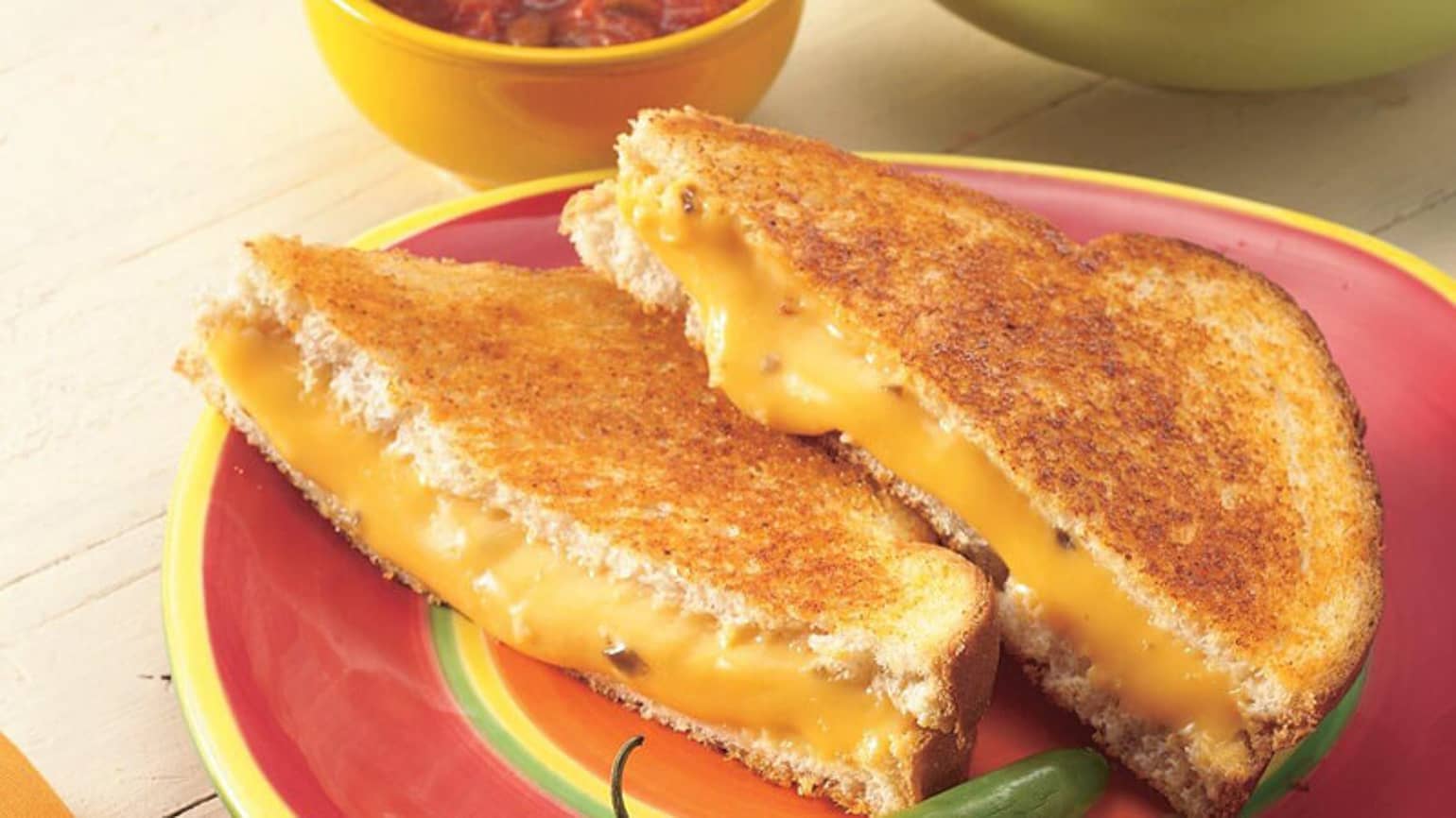 Mexican Grilled Cheese Sandwiches